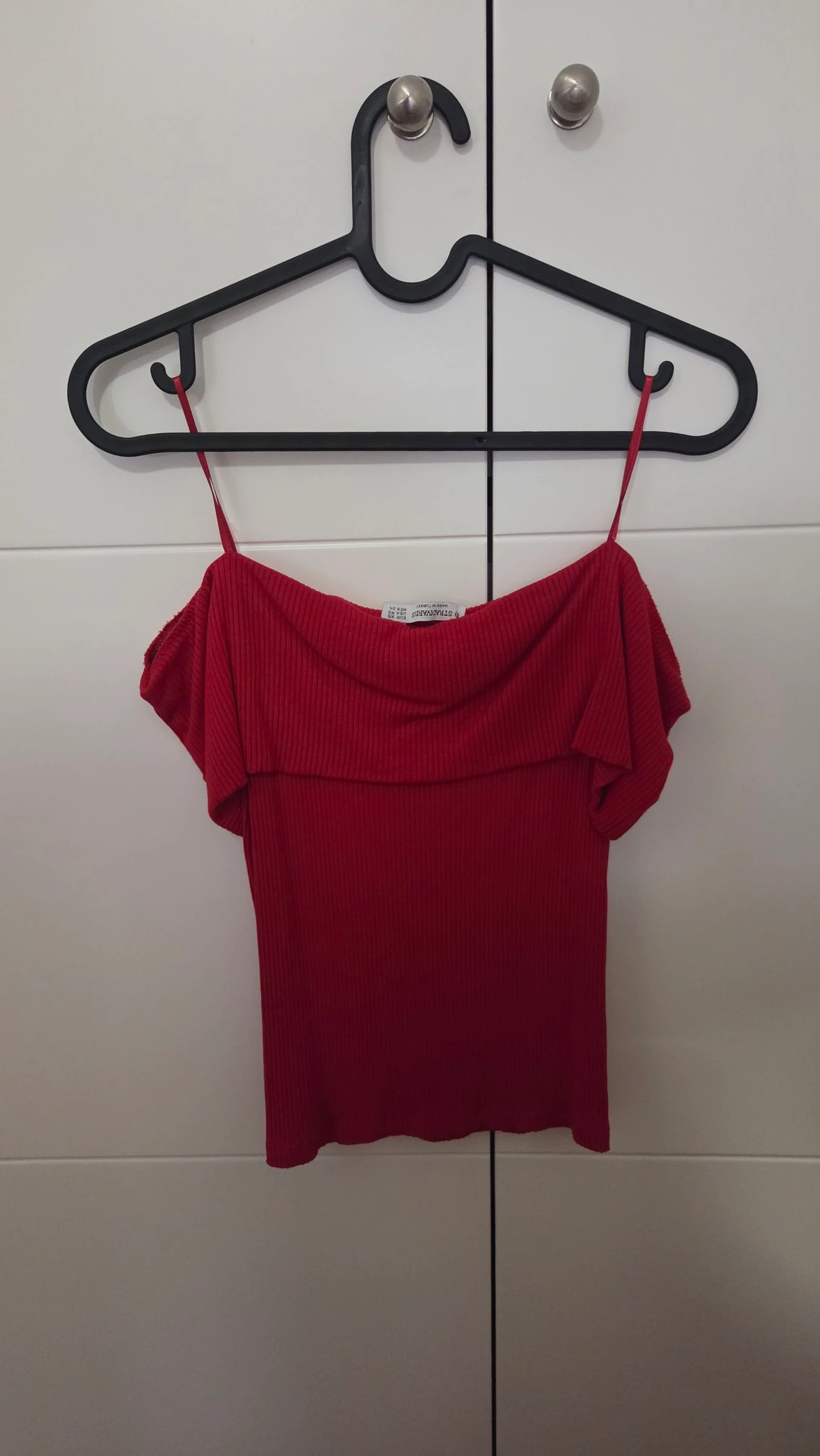 Red headband neck top – photo 2